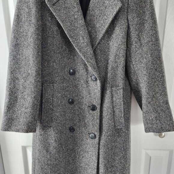 Forecaster of Boston Double Breasted 100% Wool Trench Coat - Picture 10 of 11
